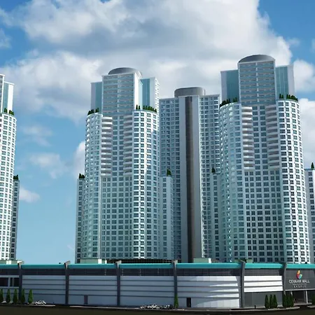 30th Floor, Sky Views, Balcony, Pool, Gym, Апартаменты Скопье