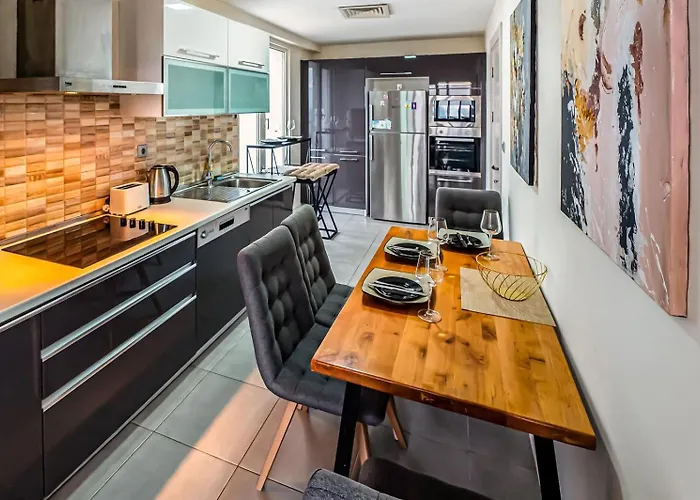 30th Floor, Sky Views, Balcony, Pool, Gym, Skopje